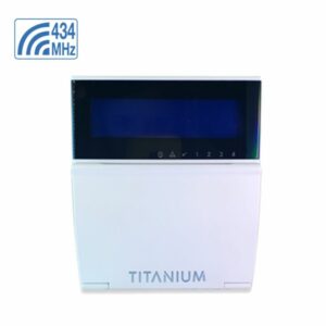 TECLADO LCD RF LINEA TITANIUM