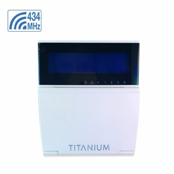 TECLADO LCD RF LINEA TITANIUM