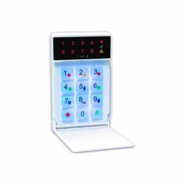 CENTRAL ALARMA HÍBRIDA PC-732G-LED 6Z 2 PART - SIN COM TEL - Image 2