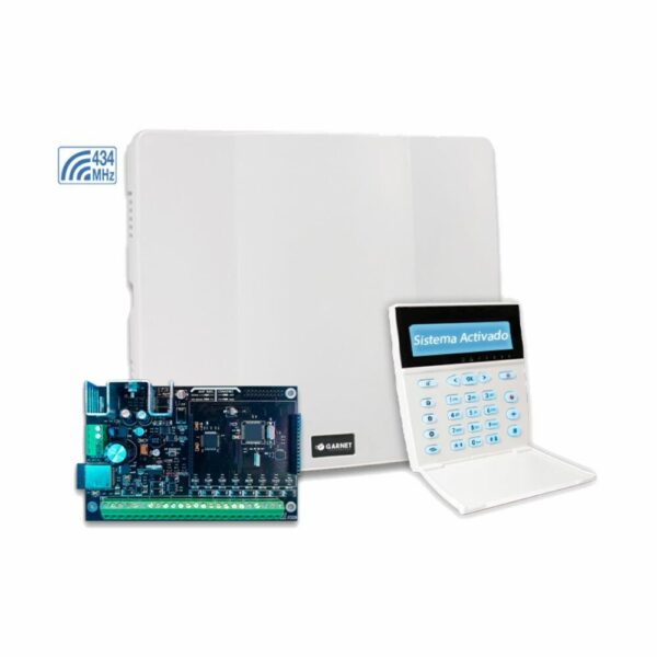 CENTRAL DE ALARMA WIFI EMBEBIDO CON TECLADO LCDRF PC-900G-LCDRF