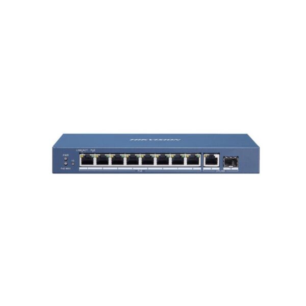 SWITCH HIKVISION SWITCH GIGABIT,  8 PUERTOS 1000 MBPS POE