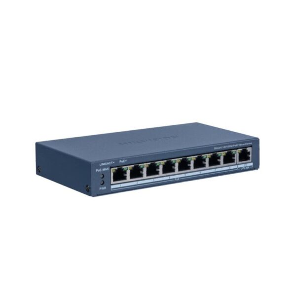 SWITCH ADMINISTRABLE 8 P. 100 MBPS POE+  1 P. 1000 MBPS UPLINK DS-3E1309P-EI/M