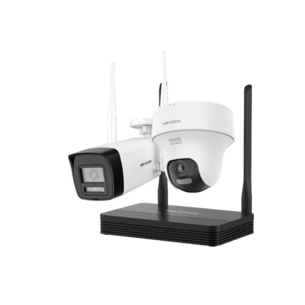 KIT DE VIDEOVIGILANCIA INALAMBRICO EASYLINK 4MP CAM BULLET- DOMO PT INT